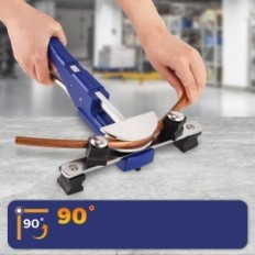 Manuel bøjemaskine til Bonvoisin 6 ~ 22 mm, 1/4 '' -7/8 '', 0-90 °, brugt