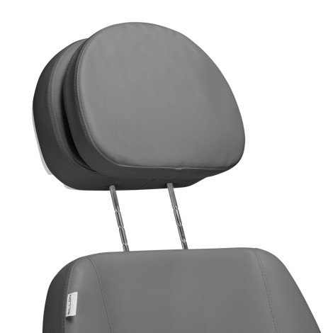 Fauteuil cosmétique électrique SILLON CLASSIC 3 moteurs gris — gros plan tête