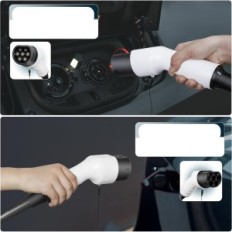 Câble de chargement de véhicule électrique Qutoso, 32a, 22 kW, type 2, 7m