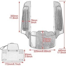 HDBubalus Motorcycle Light Lamp is for Harley, exhibition