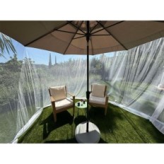 Mosquito Net na deštník UB-Store 3M, oka na terase
