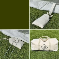 Mosquito Net vihmavari UB-poes 3m, terrassil