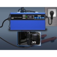Lutifix EM160 lader for gaffeltruck, 24V 30 A, blå