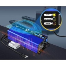 Lufix em160 įkroviklis už šakinį krautuvą, 24v 30 a, mėlyna