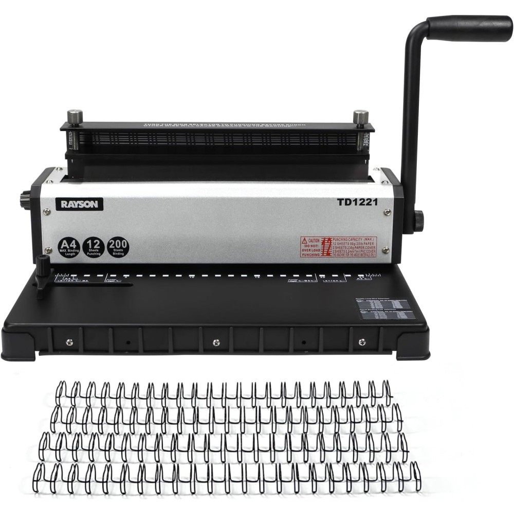 Macchina filo TD-1221 Rayson, 23 fori, 210 fogli, A4