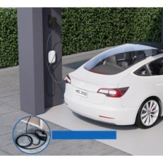 Automatická, zatahovací nerezová ocel eviduje držák kabelu typu 2