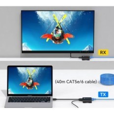 HDMI Extension Cable Vedindust 4K @ 30Hz, kabel 40m, Cat5e Cat6 Cat7 RJ45