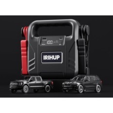 Démarreur de voiture Irihup HW-200, 4000A, 12V, 99.16 Wh, 26800 mAh