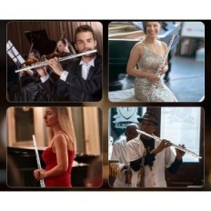 ASMUSE flute, 16 keys, Get shift, with bag