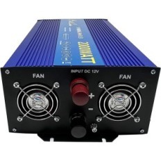 Fit4Less feszültség konverter, 2000W, 12V, tiszta szinuszhullám, USB