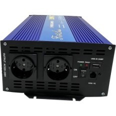 Fit4less, 2000w, 12v, pure sinusoïdale golf, USB