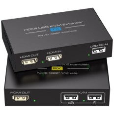 KVM VEDINDINDUST HDMI Podaljšek USB 120M RJ45 CAT5E / 6/7 FULL HD