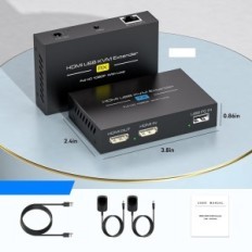KVM VEDINDINDUST HDMI Podaljšek USB 120M RJ45 CAT5E / 6/7 FULL HD