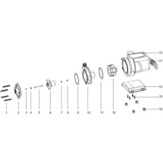 Zirkulationspumpe Meerflocke 31 LPM 500 GPH, 230V