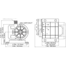 Tsirkulatsioonipump Seaflo 35 LPM 500 GPH, 230V