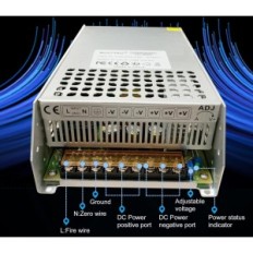 Pulsvoeding 12V, 100A, 1200W DC, AC 110V / 220V-DC 12V-voeding