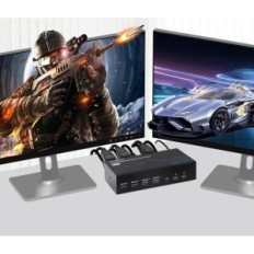 Spínač KVM TCNEWCL KS925T HDMI DP USB 5V na spracovanie viacerých počítačov