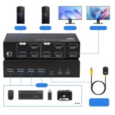 Switch KVM TCNEWCL KS925T HDMI DP USB 5V to handle multiple computers