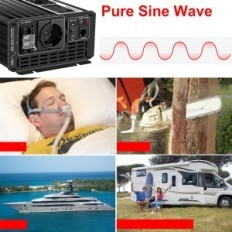 CSWIPOWER 1500 W, 48 V, MAX. 3000 W, grynas sinusoidinės bangos