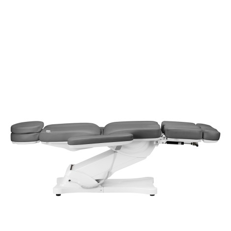Fauteuil cosmétique électrique SILLON CLASSIC 2 moteurs pédicure gris — vue latérale