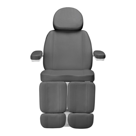 Fauteuil cosmétique électrique SILLON CLASSIC 2 moteurs pédicure gris — vue de face
