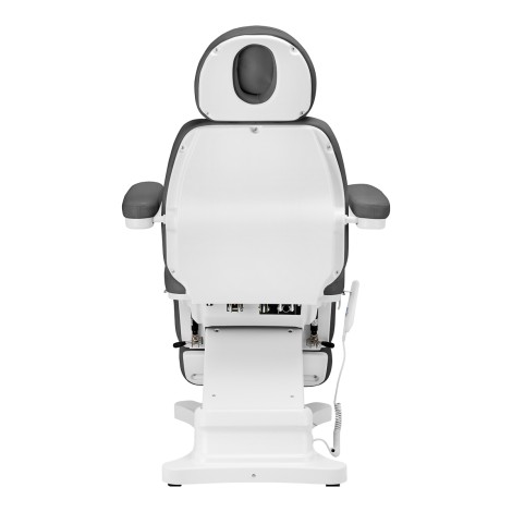 Sillón cosmético eléctrico SILLON CLASSIC 2 motores pedi gris — vista trasera