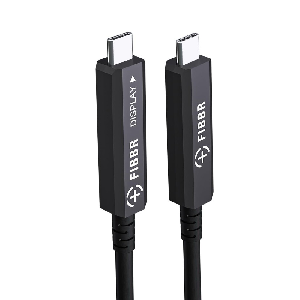 Kuituoptinen kuitukaapeli USB-C USB-C 15 m Nopea ja luotettava tiedonsiirto suurella alueella