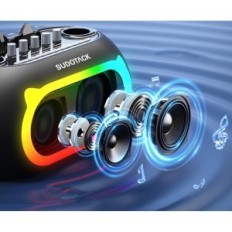 Εξοπλισμός καραόκε sudotack km 300, Bluetooth, HDMI, μαύρο