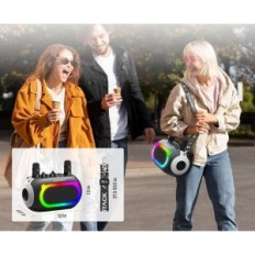 Attrezzature per karaoke sudotack km 300, Bluetooth, HDMI, Nero