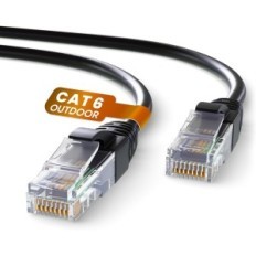 Ethernet CAT 6 MR tīkla kabelis tronic, RJ45, 100 m, 1gbit / s, ūdensnecaurlaidīgs