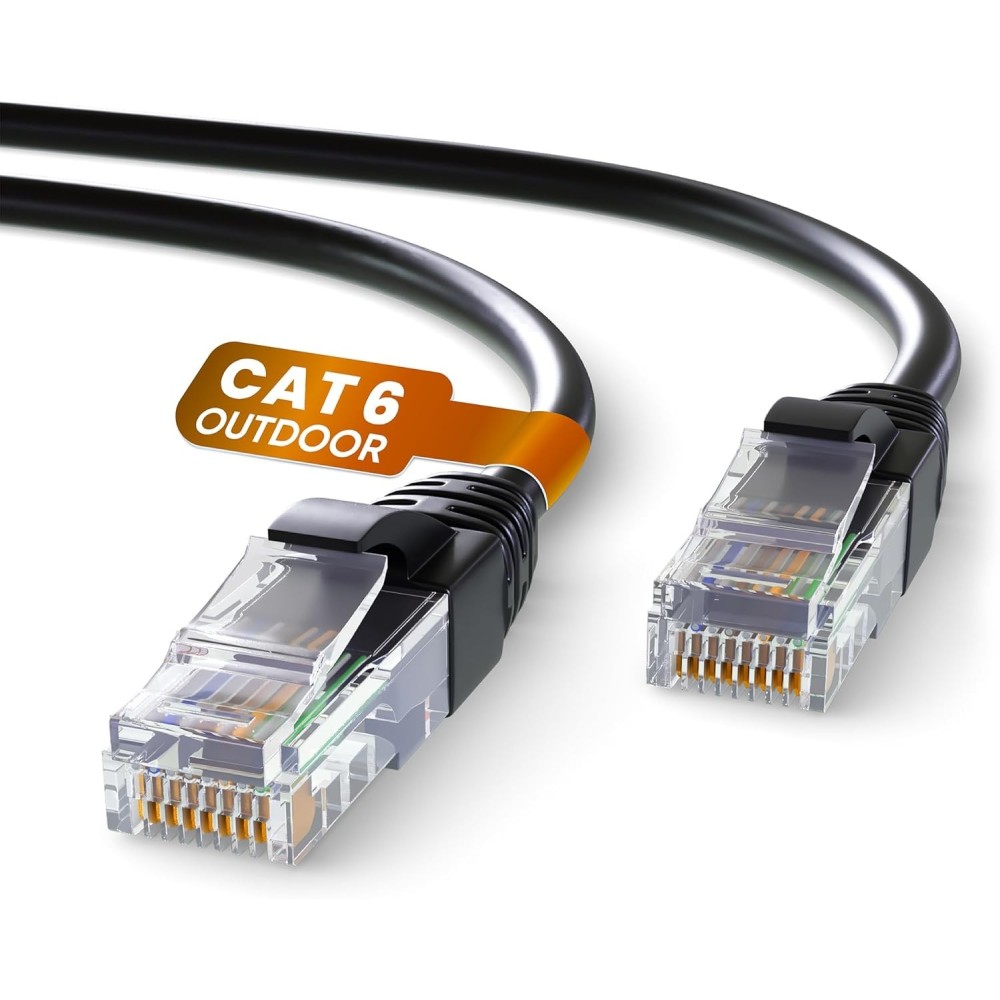 Ethernet CAT 6 MR tīkla kabelis tronic, RJ45, 100 m, 1gbit / s, ūdensnecaurlaidīgs
