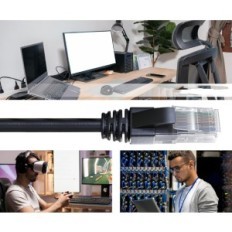 Ethernet Cat 6 καλώδιο δικτύου Tronic, RJ45, 100 m, 1Gbit / s, αδιάβροχο