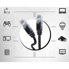 Ethernet Cat 6 Mr Nätverkskabel tronic, RJ45, 100 m, 1Gbit / s, vattentät