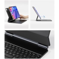 Earto iPad AIR 13 '' 2024, QWERTZ, ČIERNY
