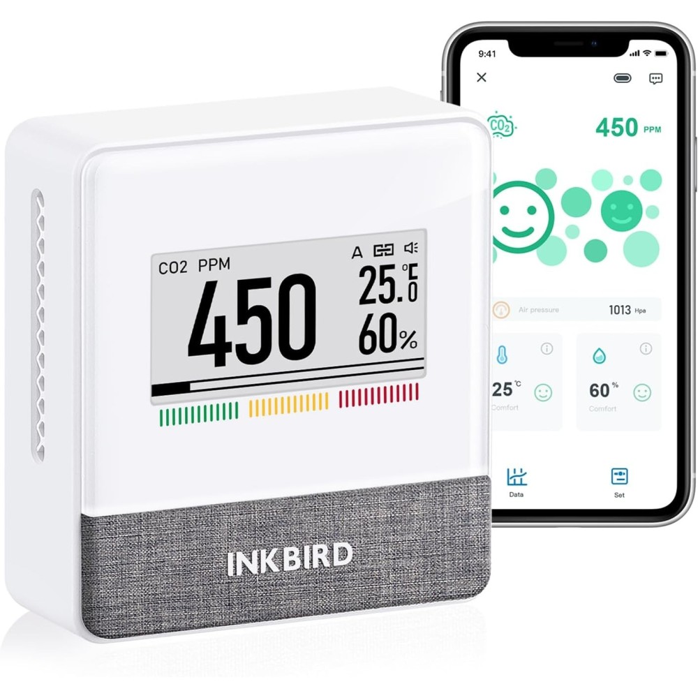 Intbird IAM-T1 Snímač kvality vzduchu, teplota a vlhkost