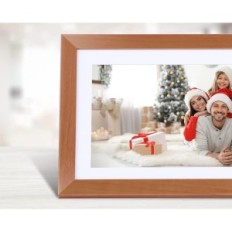 Digital Photo Frame Wi-Fi, HD IPS 16 GB, helepruun