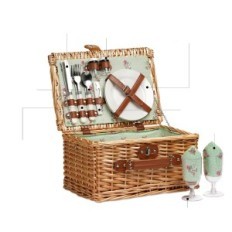 Wicker Wicker košara Zormy, za 2 osobe, cvijeće u boji