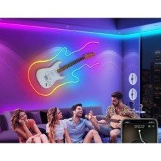 LED Neon Letianpai 18m, IP65, RGB, sincronizzazione musicale