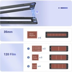 Sada adaptérů pro digitalizaci mobilních filmů JJC, 35mm / 120