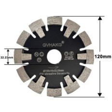 Timantti kilpi jyrsintä GvHAKG FWJB10076, 120 mm