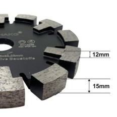 GVHAKG FWJB10076, 120 mm maró gyémánt penge