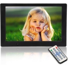 Digitaler Mypin-Rahmen, 10,1 Zoll, IPS, 16: 9 HD, 1280 x 800 Pixel, Schwarz