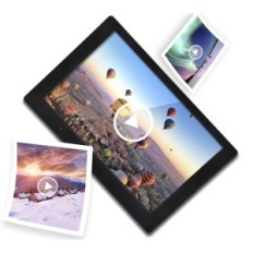 Digital MyPin ramme, 10,1 tommer, IPS, 16: 9 HD, 1280 x 800 pixels, sort