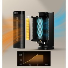 Energiesparende IDOO I-H-03, 2000W, Schwarz, Ausstellung