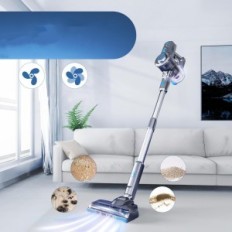 Aspirapolvere wireless OSV-102, 800 ml, 160W, 75 dB, grigio, utilizzato