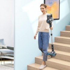 Draadloze vacuümreiniger OSAMO OSV-102, 800 ml, 160w, 75 dB, grijs, gebruikt