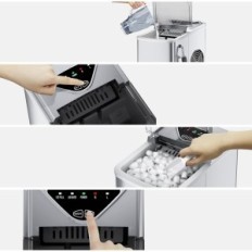 Ice Akcarka fooing, 2 taglie di cubetti di ghiaccio con un cucchiaio, 2,2 l, usato