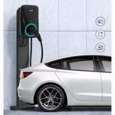 Chargeur pour véhicules électriques Foxess EV, 7,3 kW, type 2, exposition