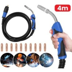 HJZ MB25AK MIG varjenje gorilnika, 4M kabel z 10 nasveti