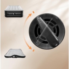 Airesfin A-hom23 Airesfina Matelas, avec pompe intégrée, 137x190x46cm